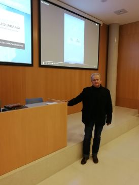 Francisco Valderrama, profesor de Arte: “La cal tenía el inconveniente de su fragilidad, pero al añadir grafeno desaparece”