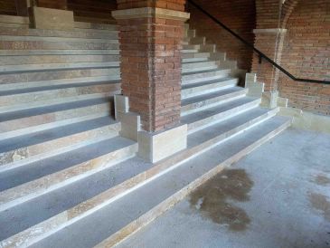 El Ayuntamiento de Teruel retira la pintada del pasaje del Deán Buj