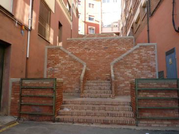El Ayuntamiento de Teruel aborda la accesibilidad  en la calle Urbanización Laguía B