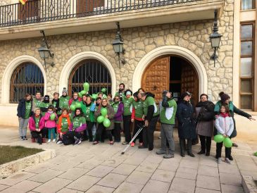 Una Calamocha solidaria se viste de verde y