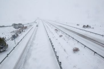 Prohibida la circulación de camiones por la A-23 entre Villafranca del Campo y San Agustín