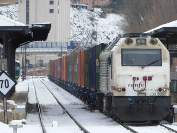Cinco operadores ferroviarios transportan ya mercancías por la línea de Teruel