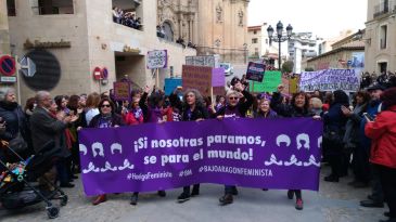 Una Caravana Feminista recorre el Bajo Aragón para conseguir