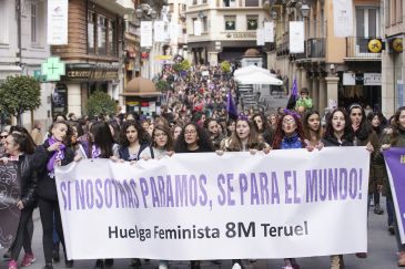 Las manifestaciones de Andorra (19.00 horas) y Teruel (19.30) cerrarán un histórico Día Internacional de la Mujer