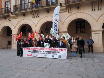 Policías Locales reivindican en Teruel la anticipación de la edad de jubilación