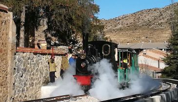 El tren minero de Utrillas arranca la temporada con el recorrido original