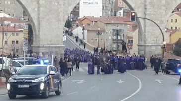 La Policía Nacional ha protegido los actos religiosos durante la Semana Santa en Teruel