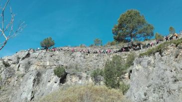 Unas 5.000 personas visitan el Cañón del Río Blanco de Calomarde en Semana Santa