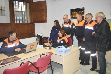 La Agrupación de Voluntarios de Protección Civil estrena oficina en la sede de la comarca Comunidad de Teruel