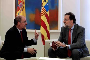 Lambán insta a Rajoy a agilizar la Estrategia contra la Despoblación y a impulsar el ferrocarril Cantábrico-Mediterráneo