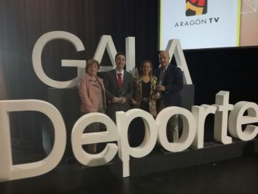 El CV Teruel, elegido mejor equipo de Aragón en la gala del deporte celebrada en Huesca