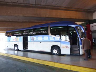 El transporte público se resiente  de la falta de grandes ejes vertebradores que crucen Teruel