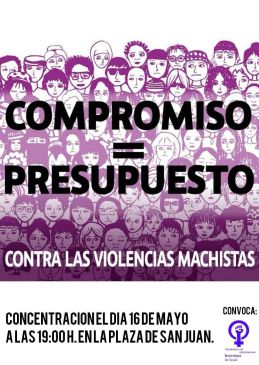La Coordinadora de Organizaciones Feministas convoca una concentración este miércoles en Teruel