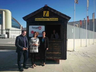 Diputación provincial y Ayuntamiento de Teruel abren un punto de información turística en Los Planos