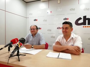 CHA asegura que sus enmiendas a los PGE duplicarían el dinero para la provincia de Teruel