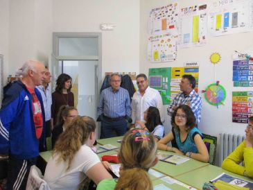 La Cooperativa Ganadera de Caspe colabora con el Colegio Gloria Fuertes de Andorra