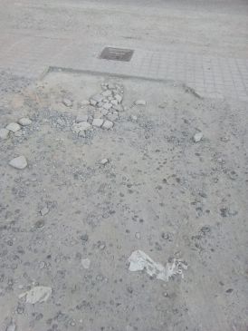 Ganar Teruel denuncia la pasividad municipal ante el mal estado del aparcamiento de la calle Santa Amalia