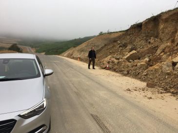 La Diputación de Teruel reparará los daños causados por las tormentas en la carretera de acceso a Valdelinares por la cara sur