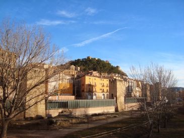 Ciudadanos exige el arreglo urgente de la zona de los torreones de Alcañiz