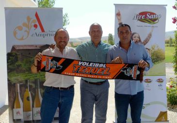 Amprius Lagar y AireSano, nuevos patrocinadores del Club Voleibol Teruel