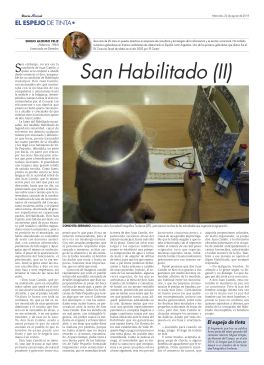 El Espejo de Tinta, los relatos del verano de DIARIO DE TERUEL. San Habilitado (II), de Emilio Alonso Feliz
