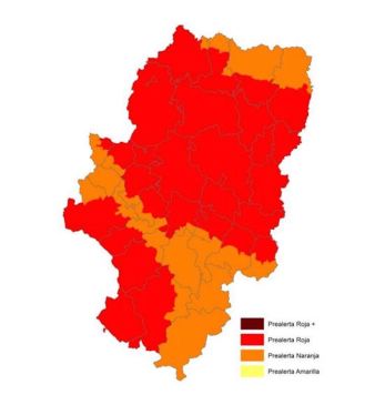 Activado el nivel 2 por altas temperaturas en Teruel y ocho provincias más