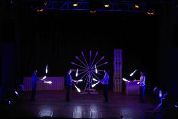 El circo contemporáneo de Sinergia abre este jueves el II Ciclo de Teatro, Circo y Danza La Huella en Teruel