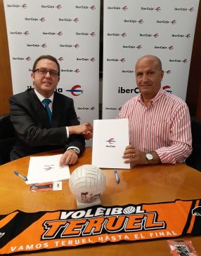 Ibercaja colaborará con el CV Teruel en la temporada 2018-2019