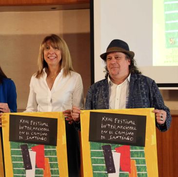 Berta Fernández, diputada de Cultura de la DPH, y Luis Calvo, director del FICS: “La cultura es una de las mejores herramientas para vertebrar un territorio”