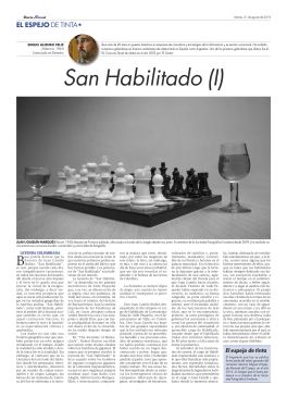 El Espejo de Tinta, los relatos del verano de DIARIO DE TERUEL. San Habilitado (I), de Emilio Alonso Feliz