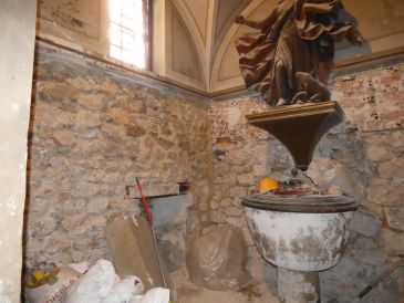 Empieza la rehabilitación de la Capilla de Bautismo de la iglesia de San Andrés de Teruel