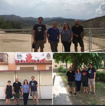 El equipo de Ganar en la DPT visita Ejulve, Montalbán y La Hoz de la Vieja