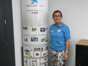 Ana Virginia Jarauta, voluntaria de la Obra Social La Caixa: “Los voluntarios ayudamos a mejorar presentes que pueden construir futuros”