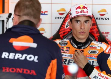 Marc Márquez marca el mejor tiempo en los entrenamientos libres de Alcañiz y manda un mensaje claro a Ducati