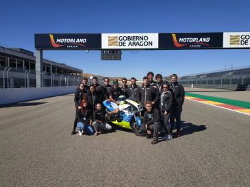 Tres equipos representan a los futuros ingenieros de Aragón en Motostudent