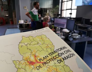 Activado el Plan Territorial de Protección Civil de Aragón en fase de alerta por las fuertes lluvias en la provincia de Teruel
