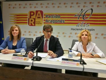 El PAR reclamará al secretario de Estado de Infraestructuras la ejecución de proyectos incluidos en los PGE para Aragón, como la A-68 y el ferrocarril de Teruel