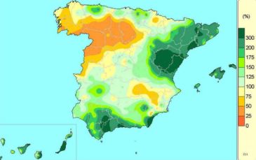 Las lluvias acumuladas desde el 1 de octubre triplican los valores normales en la provincia de Teruel