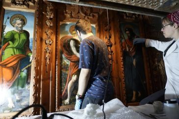 Los Cursos de Restauración y Conservación para técnicos de la Fundación Santa María se saldan con 40 piezas restauradas