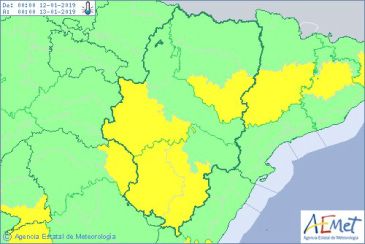 Cedrillas, Santa Eulalia del Campo y Teruel, entre las temperaturas más bajas de España