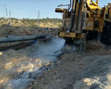 Aguaviva encuentra agua subterránea a  casi a 150 metros de profundidad