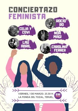 La Fonda del Tozal acogerá este viernes un concierto feminista previo al 8M