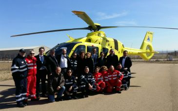 El helicóptero del 112 realizó 151 salidas y 228 horas de vuelo desde Teruel en 2018