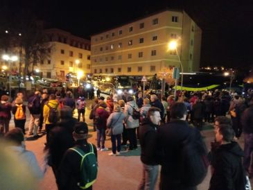 Decenas de autobuses y coches parten hacia Madrid para la histórica manifestación de la España Vaciada