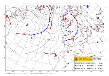 El frío de Groenlandia llega el miércoles a España y dejará temperaturas hasta 10ºC más bajas de lo normal, nieve y lluvias