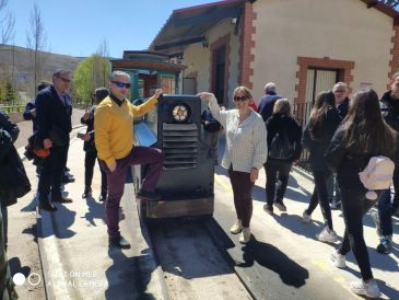 Blanca Villarroya defiende la coexistencia del tren minero y la vía verde de Ojos Negros