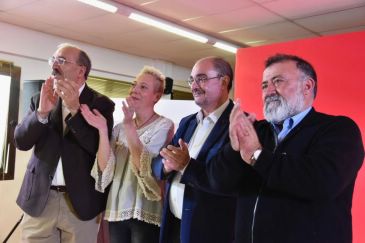 Lambán reprocha al PP su maltrato a Teruel y destaca las actuaciones del PSOE