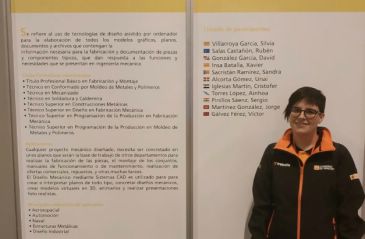 Silvia Villarroya, medalla de plata en el Spain Skill en Diseño Mecánico: “Los estudios de FP son muy completos y te preparan para salir al mundo laboral”