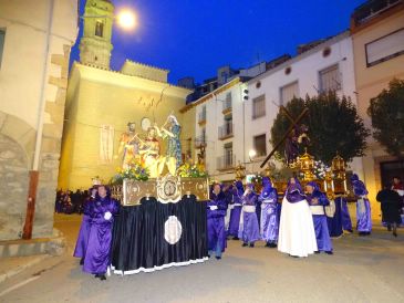 Los pasos de Semana Santa de Alcorisa ‘se mudan’ de casa durante varios días