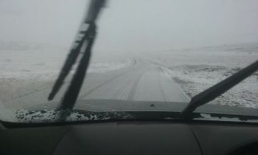 Cinco carreteras de la provincia de Teruel, con cadenas por la nieve